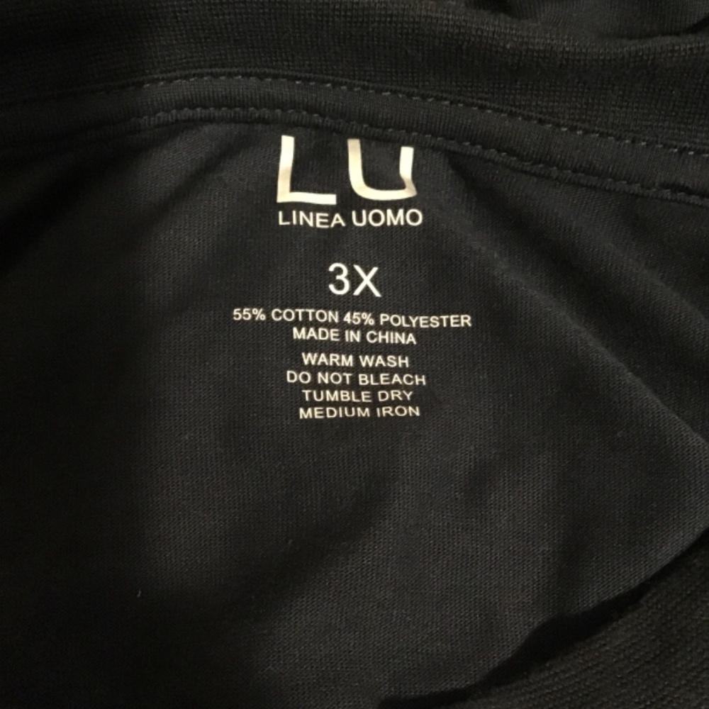 🔥🔥SALE! NWOT, SIZE  3X, LINEA UOMO, GORGEOUS SHIRT🔥🔥 - Picture 3 of 3